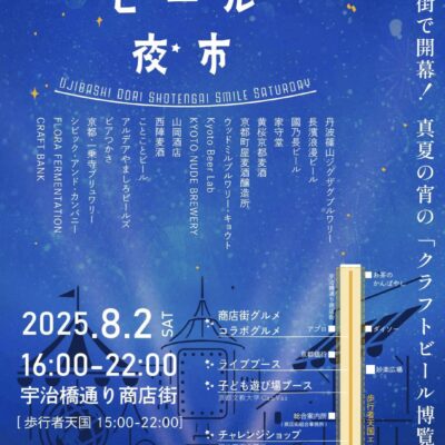 【イベント】宇治クラフトビール夜市に出店します！